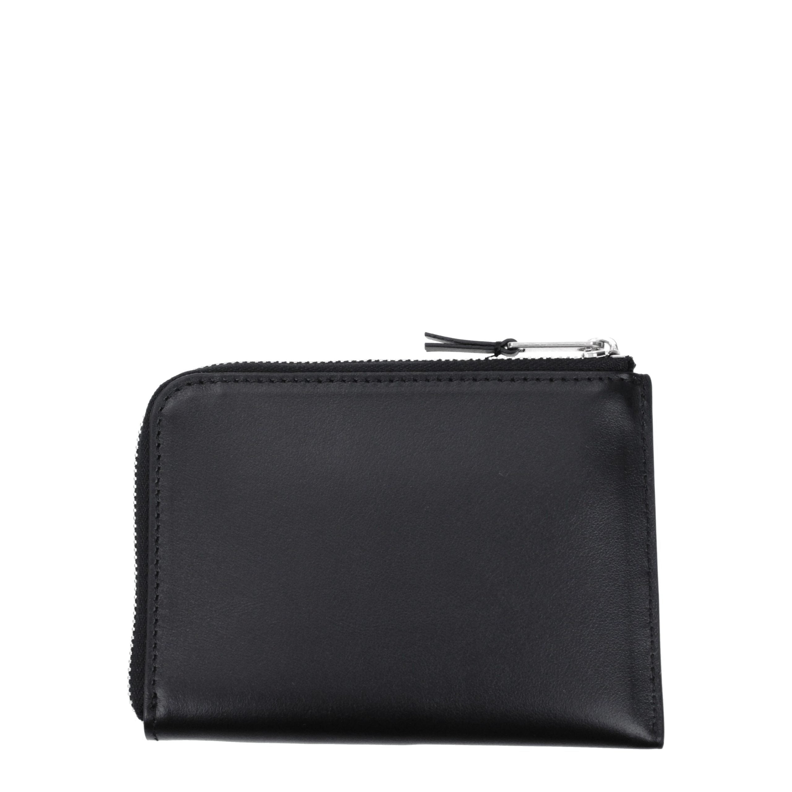 Palm Angels Black Leather Men's Cardholder