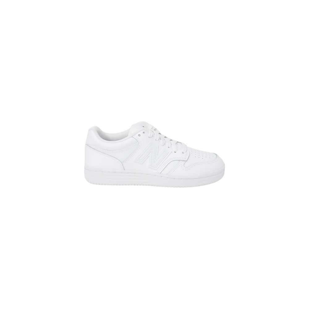 New Balance White Leather Athletic Women's Sneakers