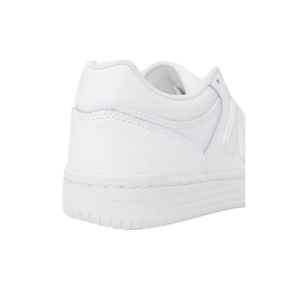 New Balance White Leather Athletic Women's Sneakers