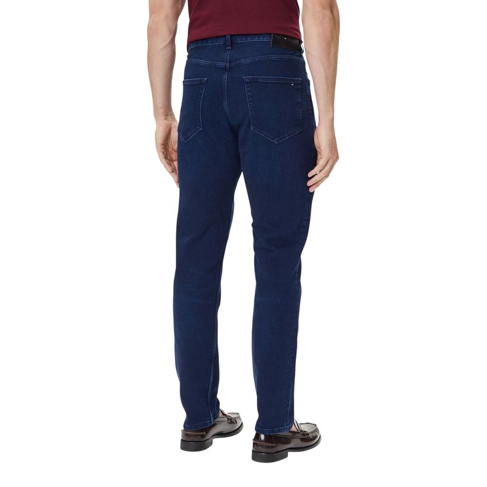 Tommy Hilfiger Blue Recycled Cotton Relaxed Fit Men's Jeans