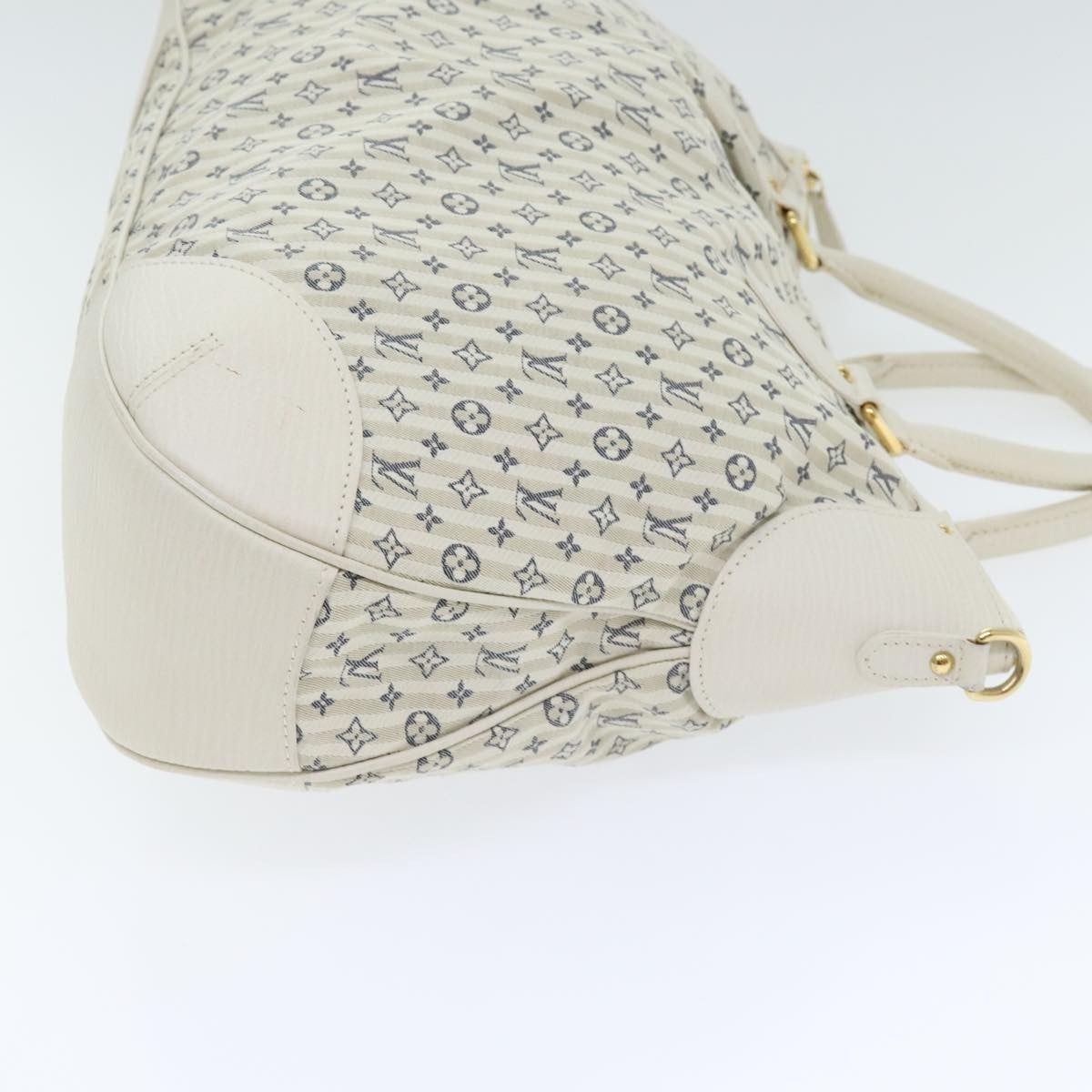 Louis Vuitton Marina Mini Lin Croisette White Canvas Handbag (Pre-Owned)