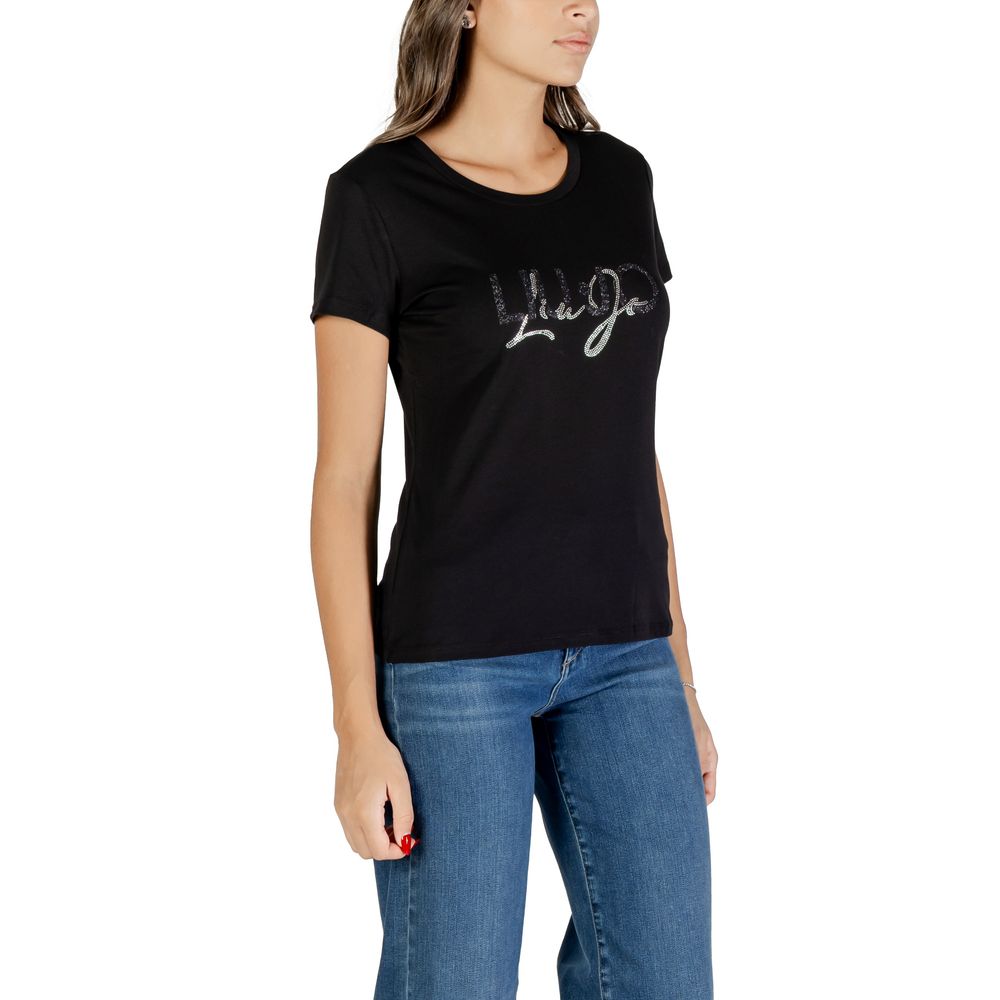 Liu Jo Black Cotton Women's T-Shirt