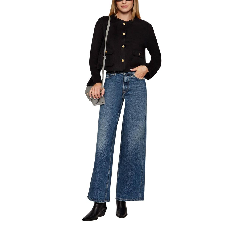 Tommy Hilfiger Blue Recycled Cotton Relaxed Fit Women's Jeans