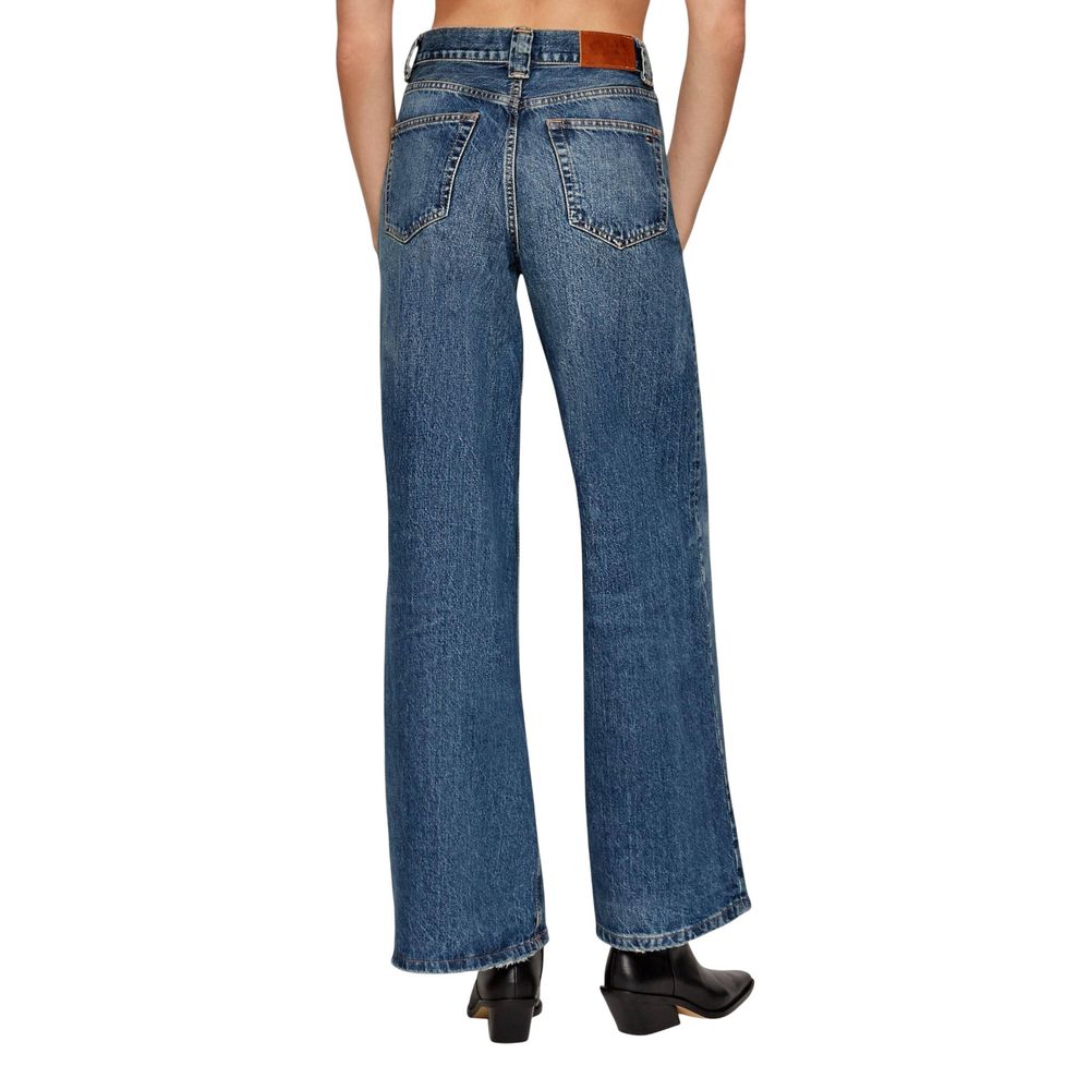 Tommy Hilfiger Blue Recycled Cotton Relaxed Fit Women's Jeans