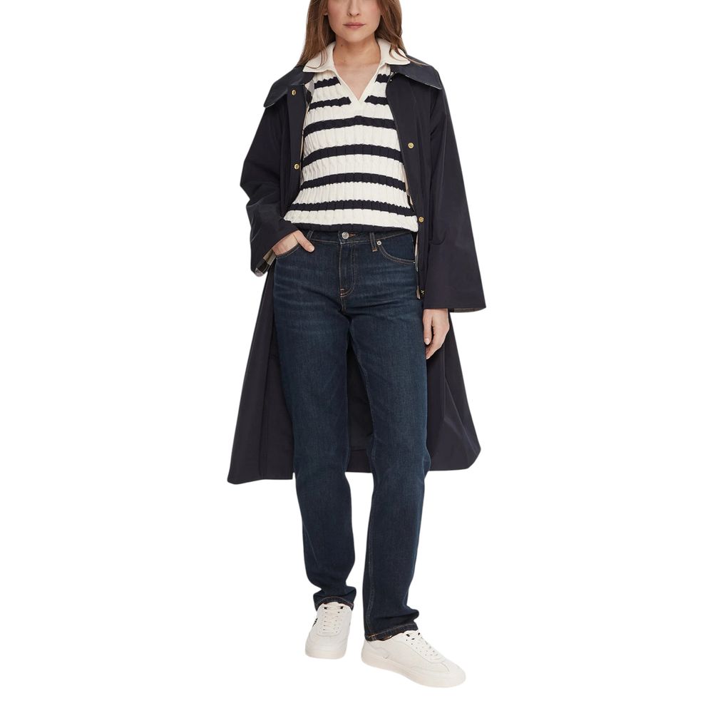 Tommy Hilfiger Blue Recycled Cotton Mom Women's Jeans