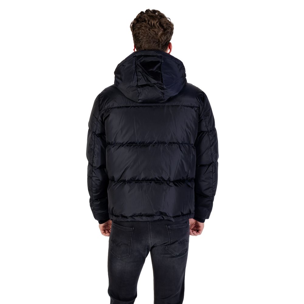 Armani Exchange Blue Polyamide Men's Coat