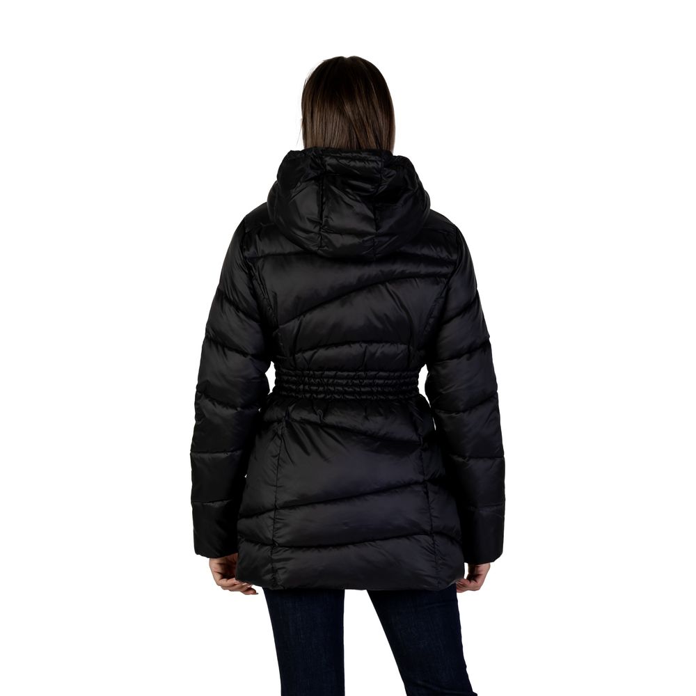EA7 Emporio Armani Black Polyamide Women's Bomber