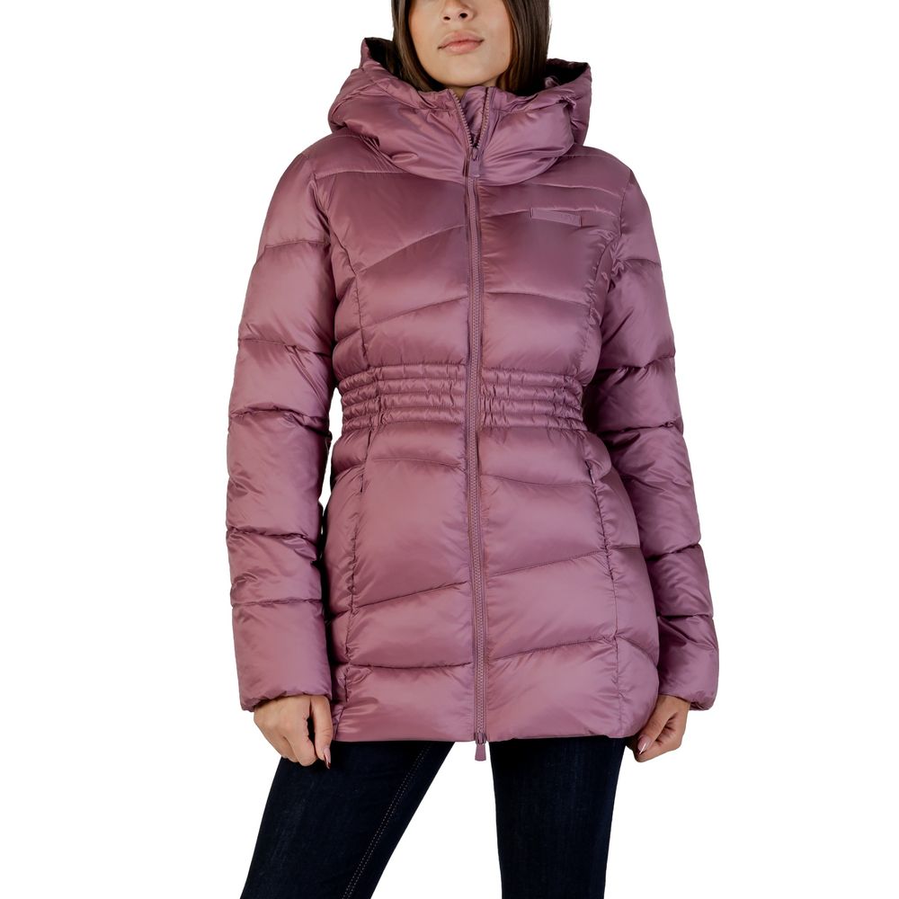 EA7 Emporio Armani Purple Polyamide Women's Bomber