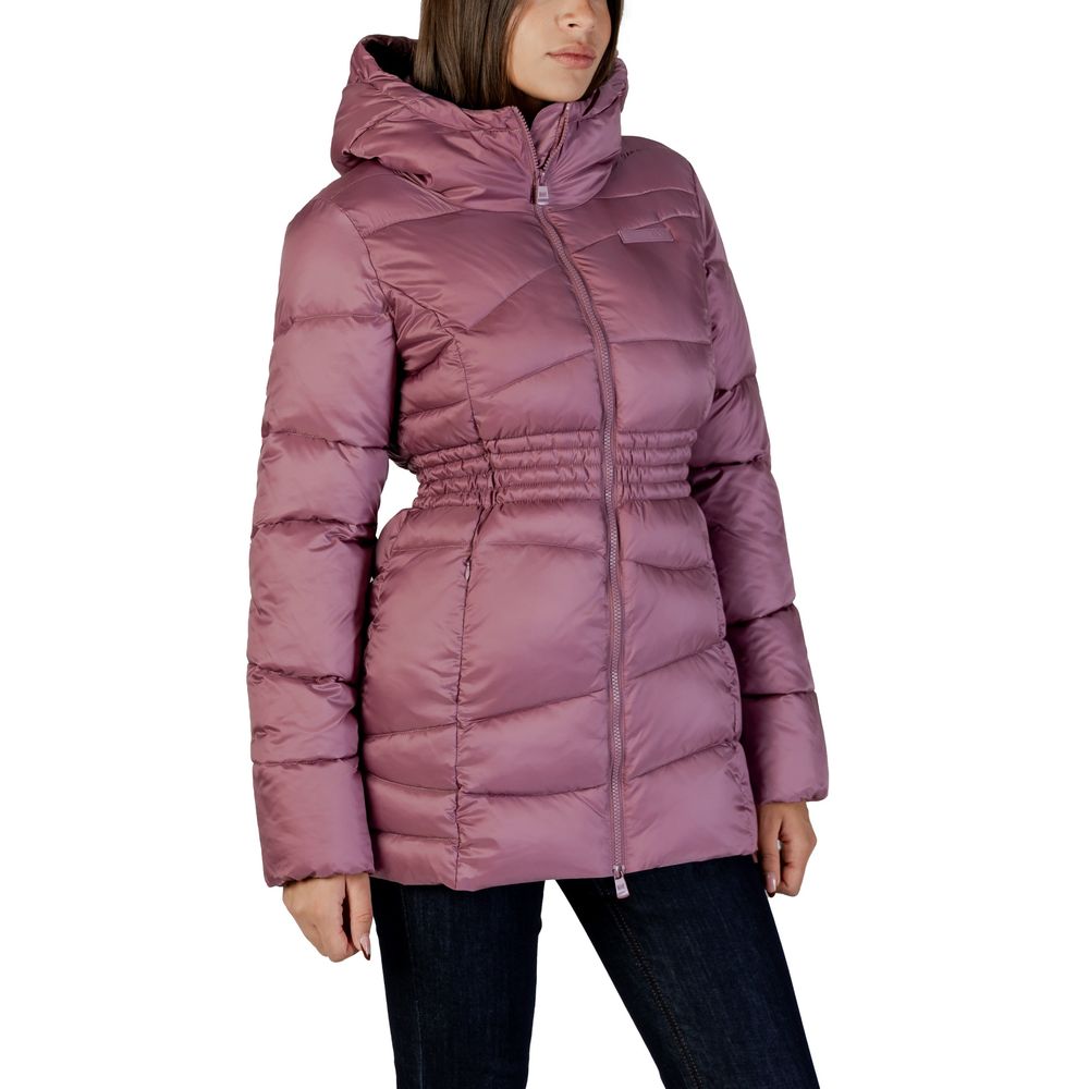 EA7 Emporio Armani Purple Polyamide Women's Bomber