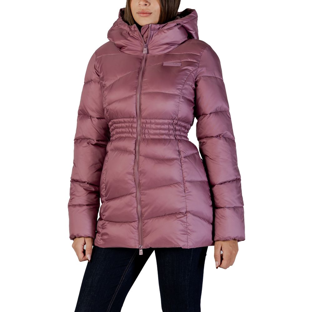 EA7 Emporio Armani Purple Polyamide Women's Bomber
