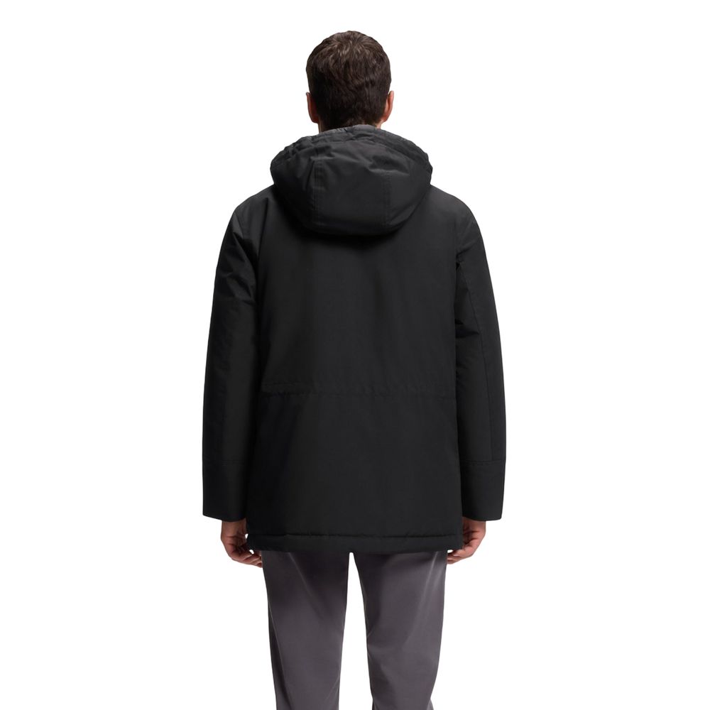 Hugo Boss Black Polyester Full-Length Men's Jacket