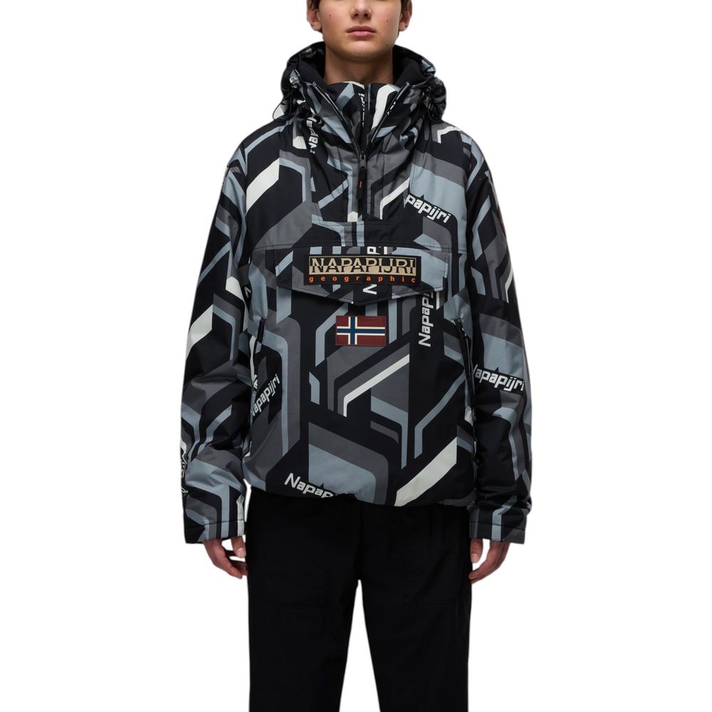 Napapijri Bicolor Recycled Polyester Shell Men's Jacket