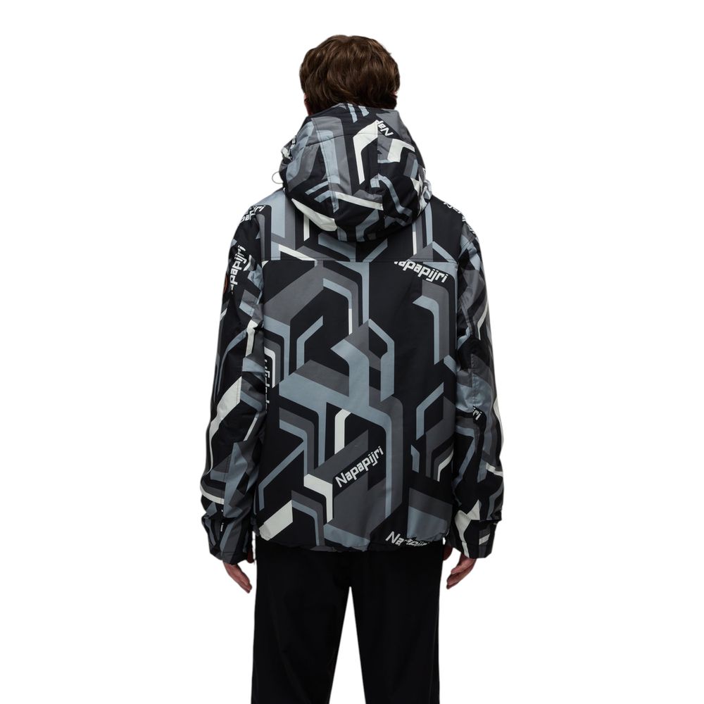 Napapijri Bicolor Recycled Polyester Shell Men's Jacket
