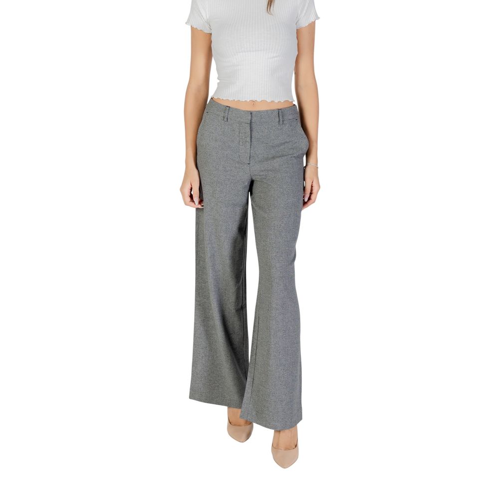 Only Gray Recycled Polyester Casual Women's Pants