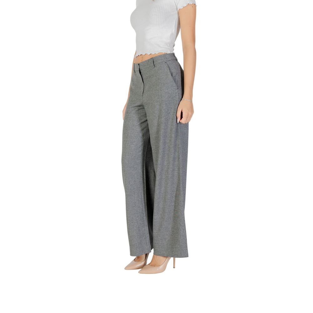 Only Gray Recycled Polyester Casual Women's Pants