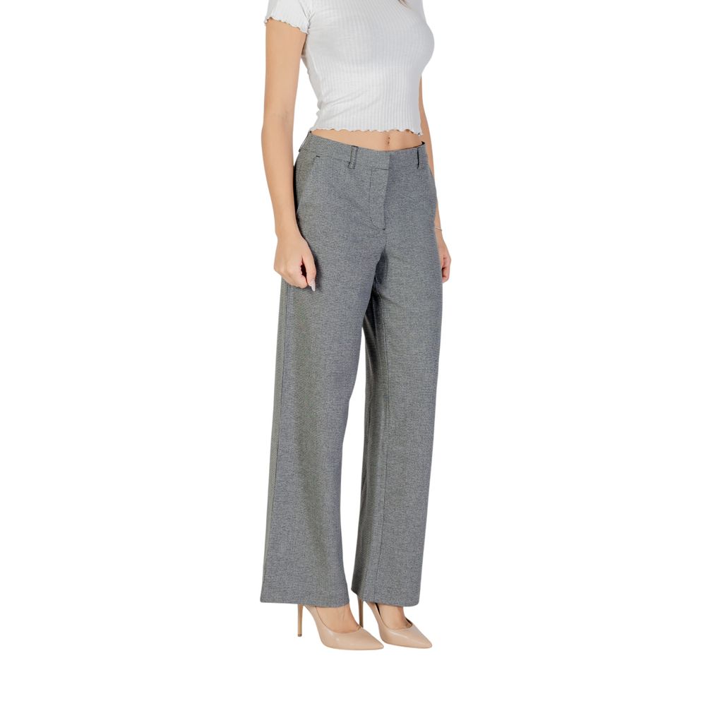 Only Gray Recycled Polyester Casual Women's Pants