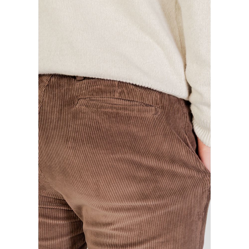Borghese Brown Cotton Casual Men's Pants