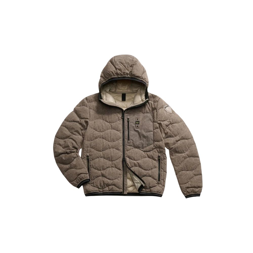 Blauer Brown Polyester Men's Coat