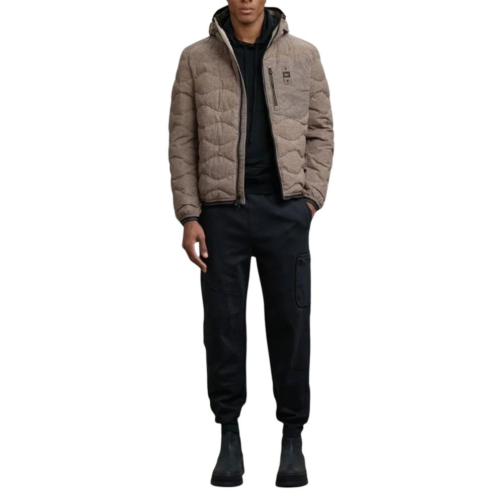 Blauer Brown Polyester Men's Coat