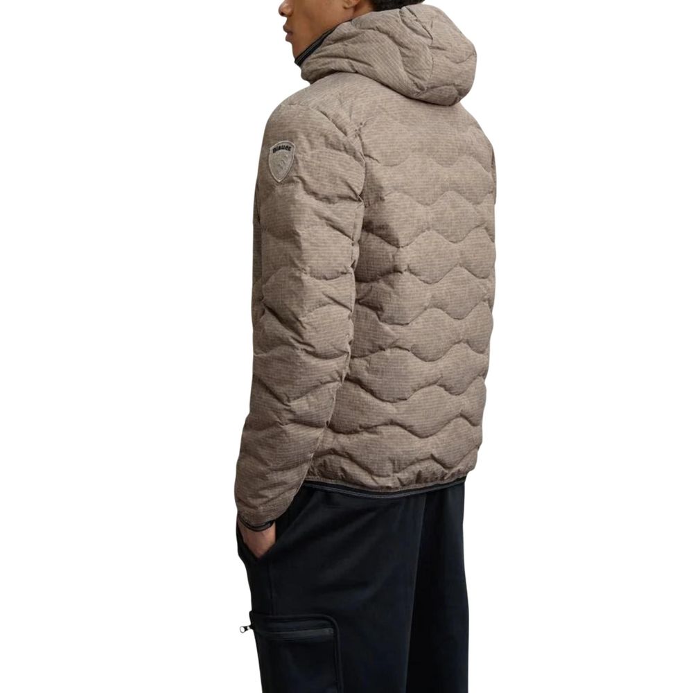 Blauer Brown Polyester Men's Coat