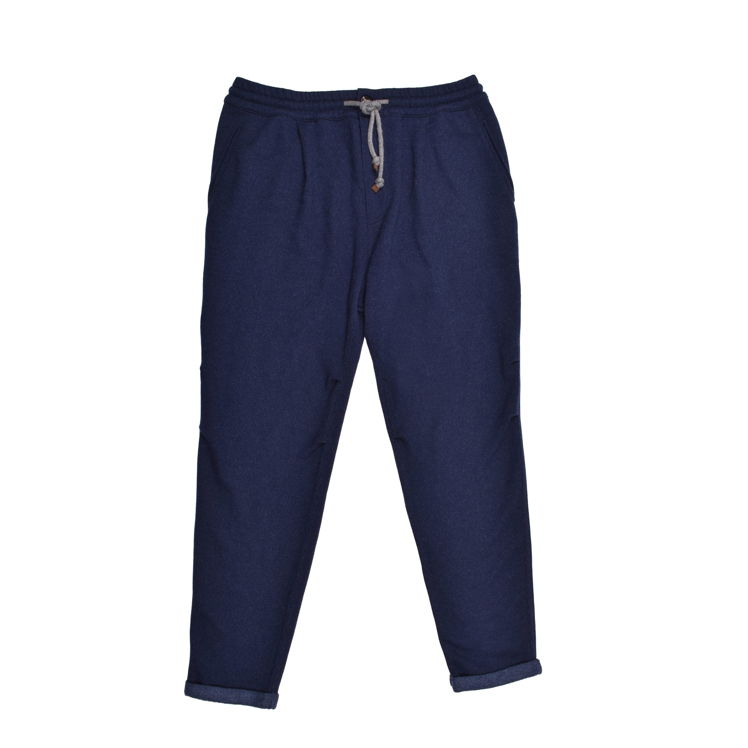 Brunello Cucinelli Blue Cashmere Joggers (Workout Men's Pants)