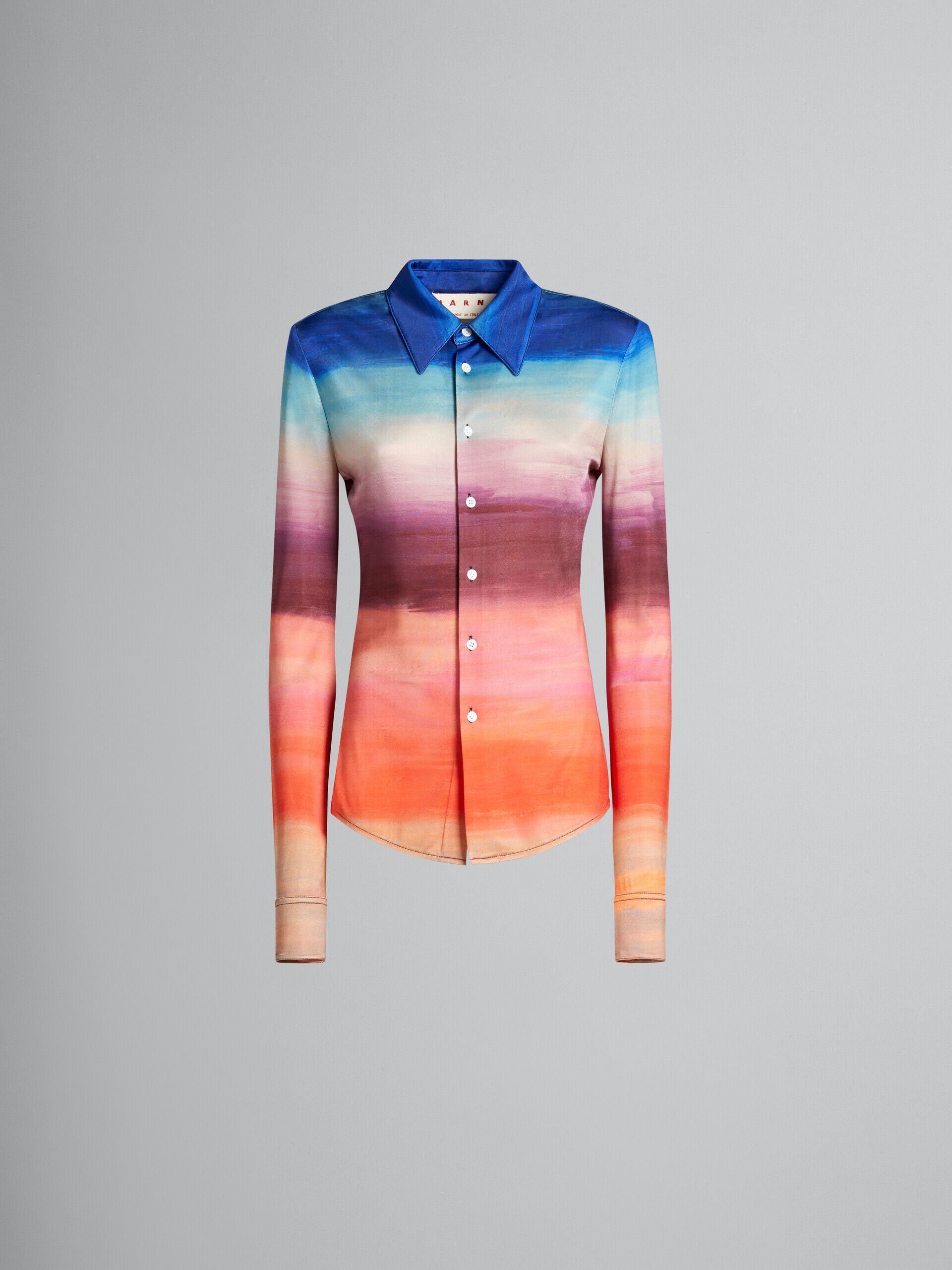 Marni Multicolor Fibres Pattern Women's Shirt