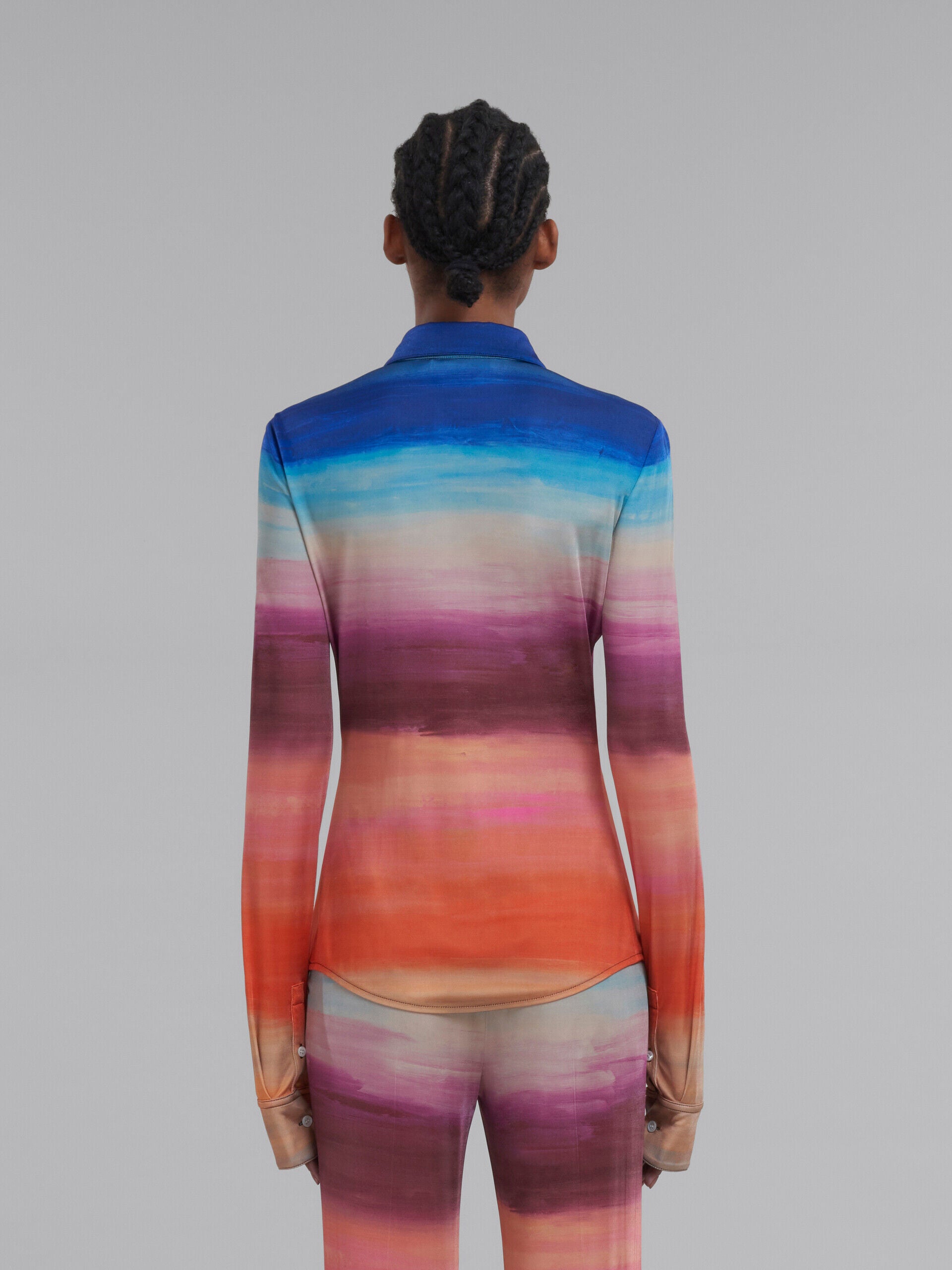 Marni Multicolor Fibres Pattern Women's Shirt