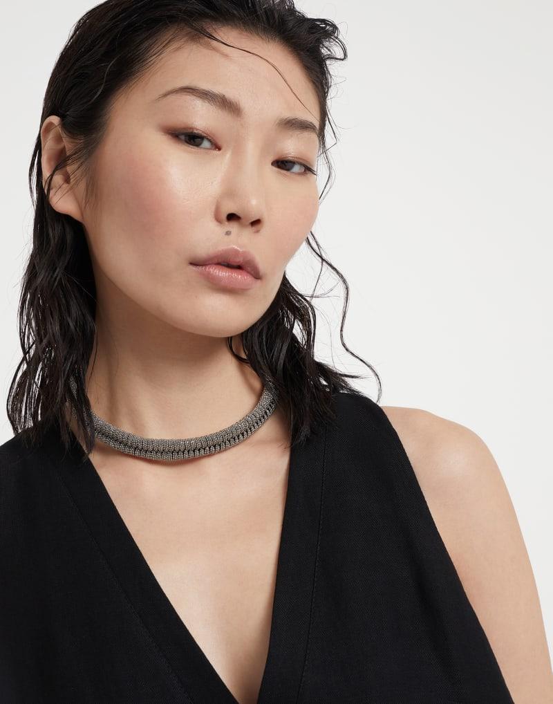 Brunello Cucinelli Gray Brass Women's Necklace
