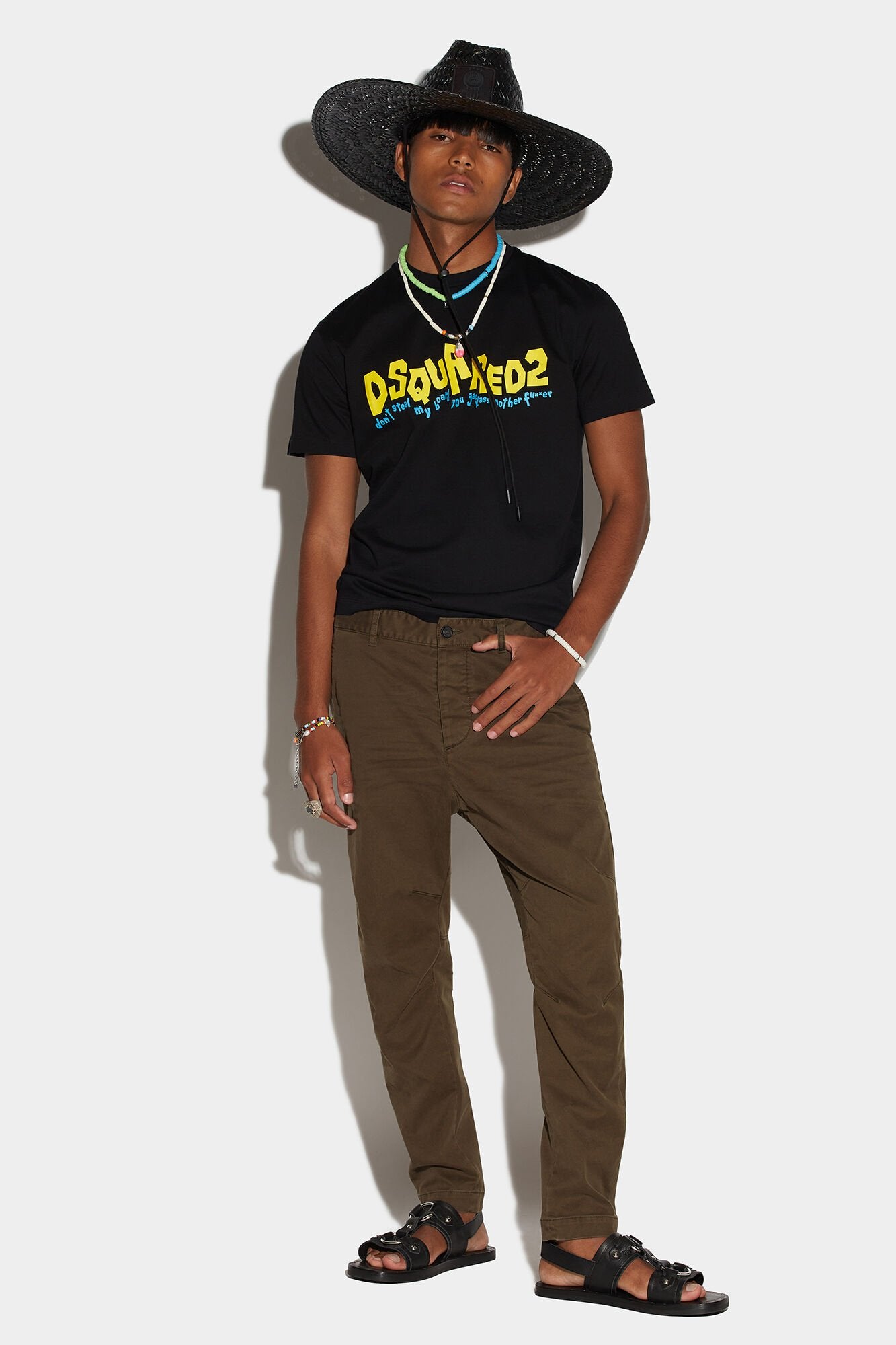 Dsquared² Green Fibres Casual Women's Pants