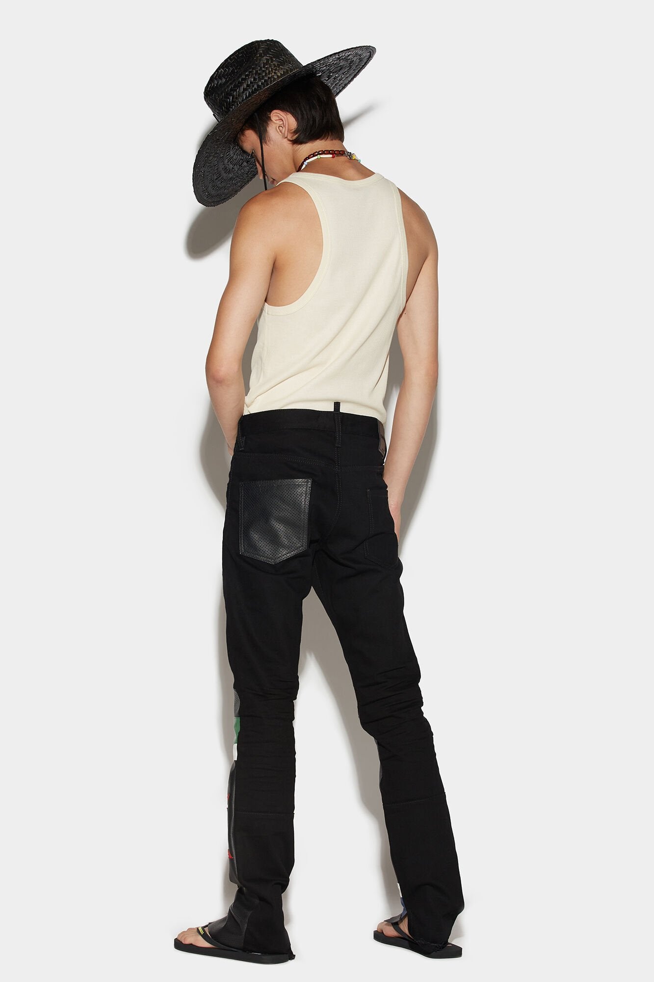 Dsquared² Black Fibres Casual Women's Pants
