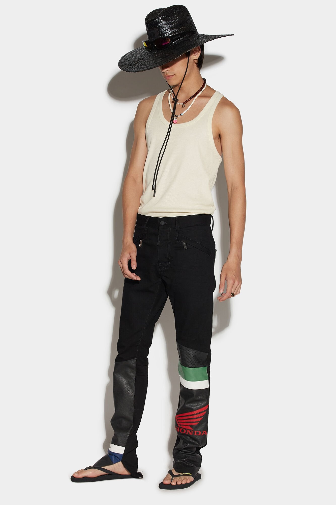 Dsquared² Black Fibres Casual Women's Pants