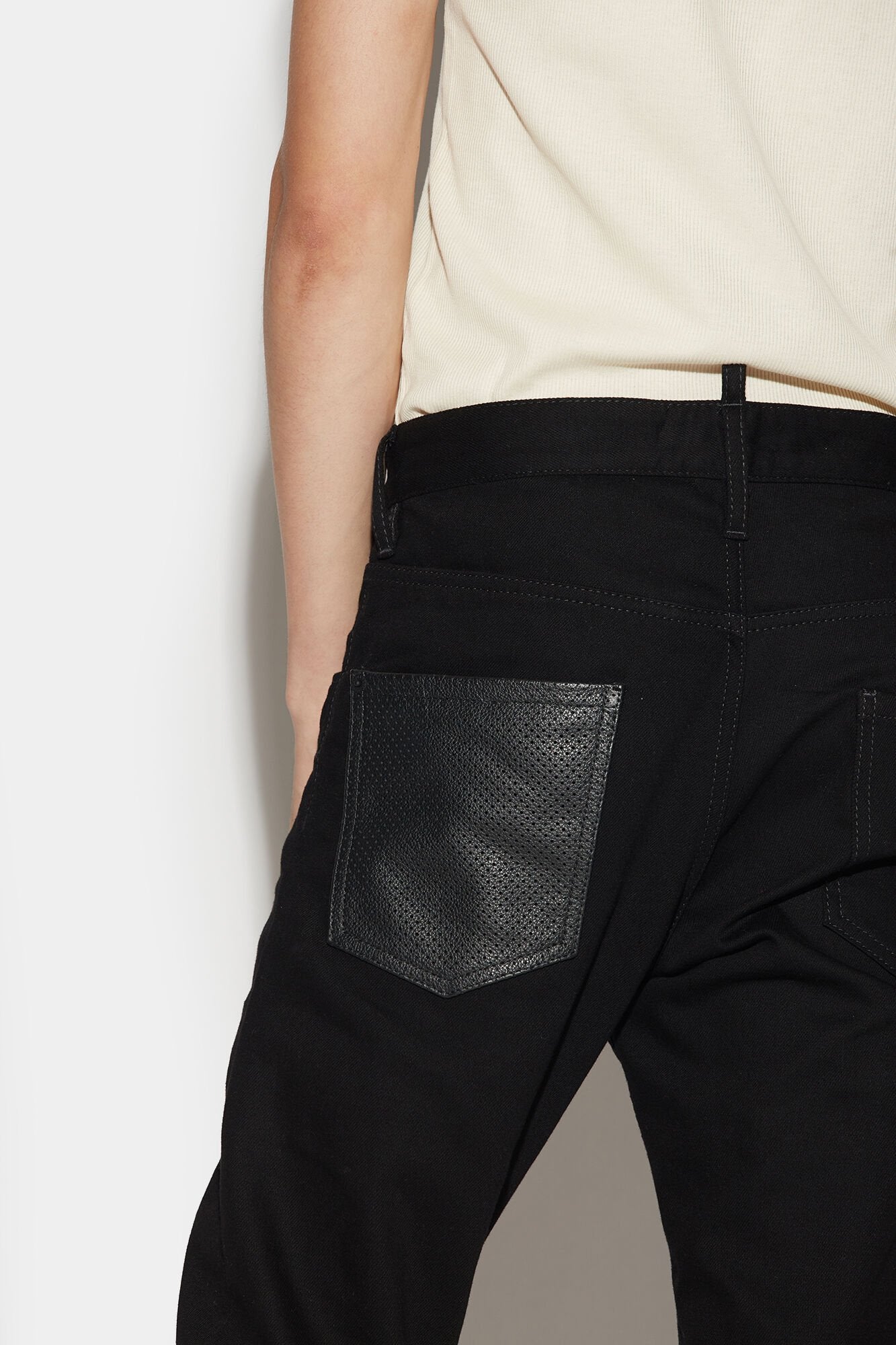 Dsquared² Black Fibres Casual Women's Pants