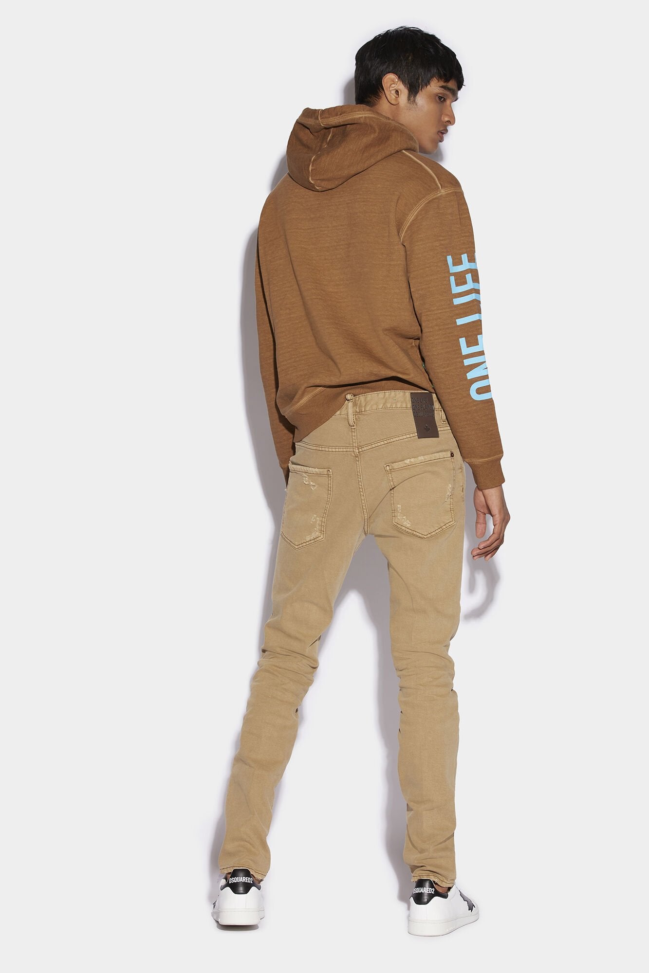 Dsquared² Beige Fibres Women's Hoodie