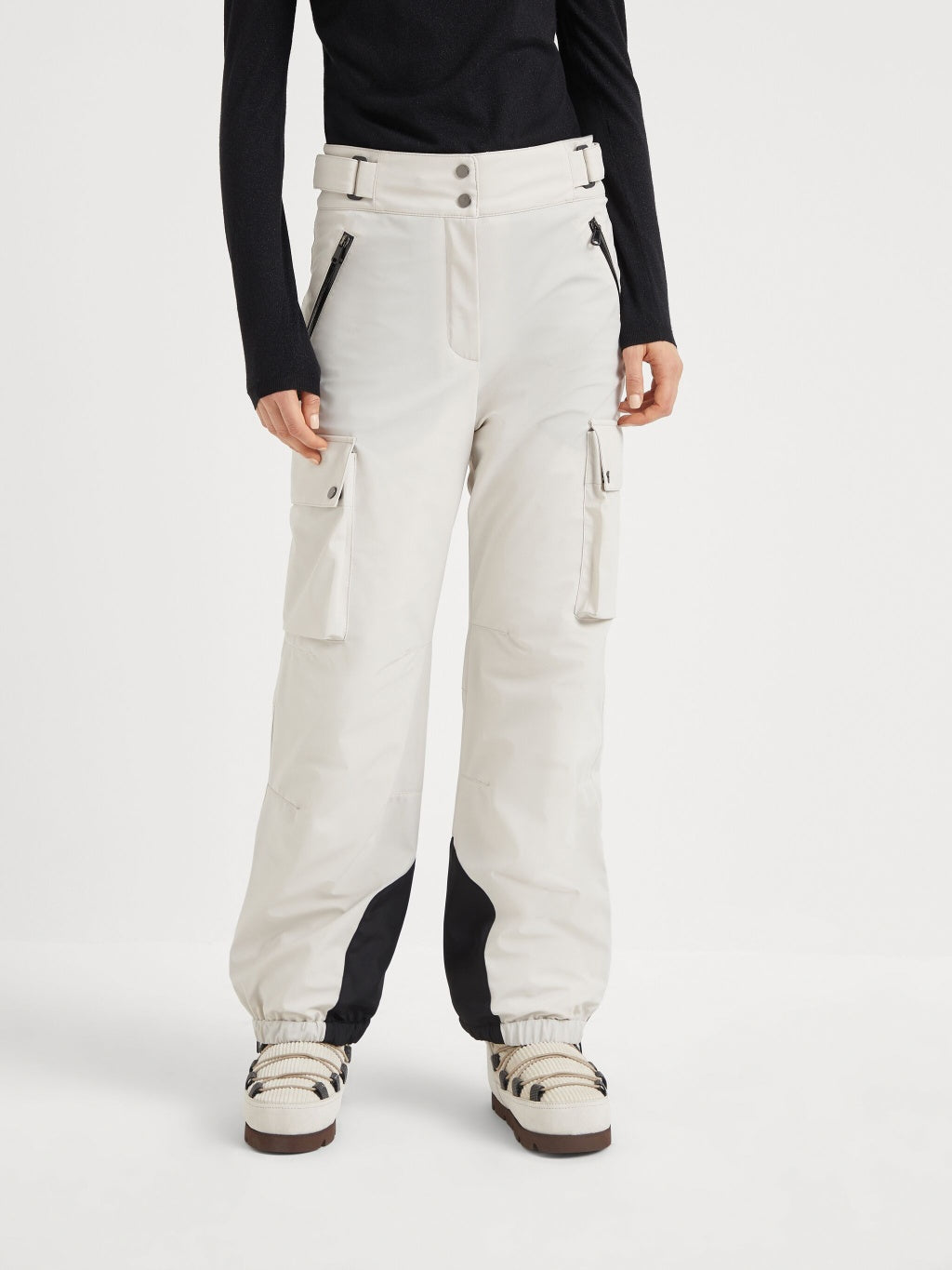 Brunello Cucinelli Beige Polyamide Joggers (Workout Women's Pants)