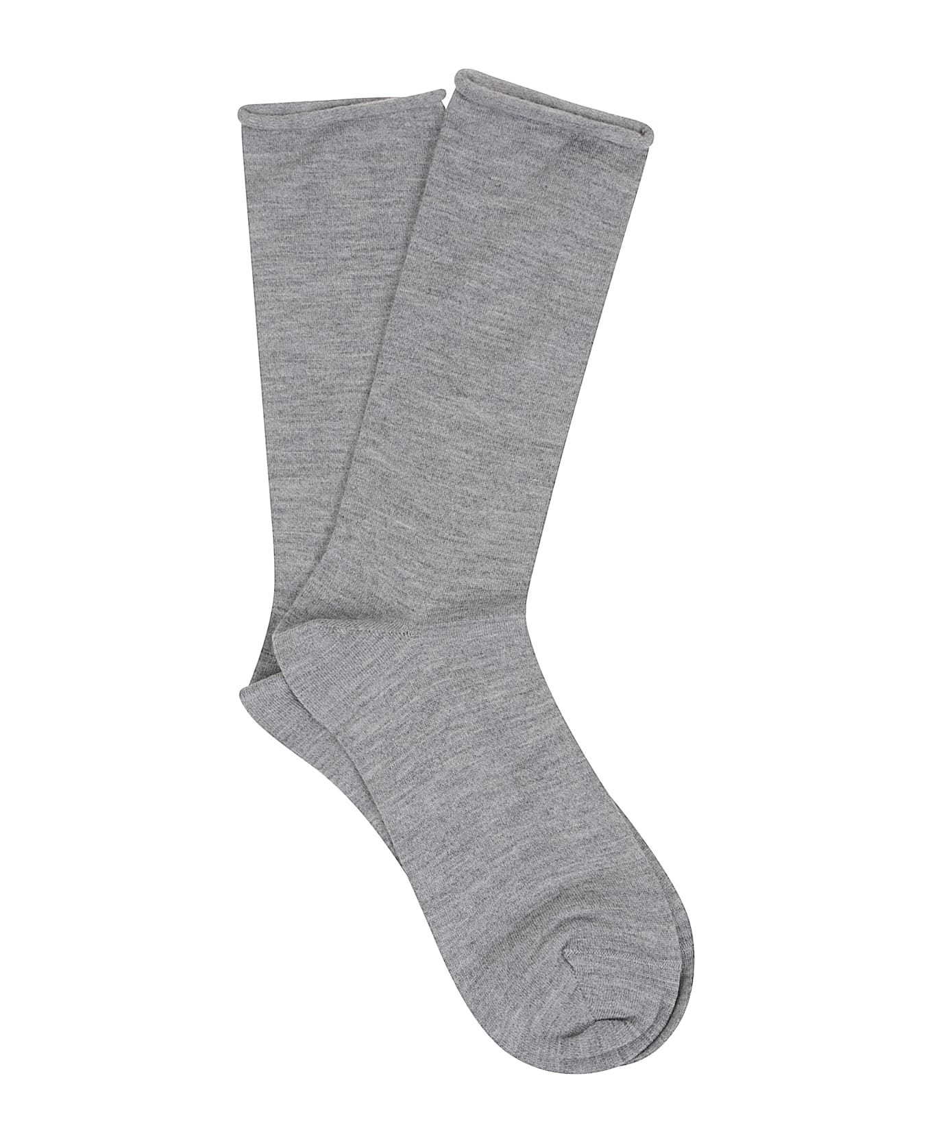 Brunello Cucinelli Gray Cashmere Women's Socks