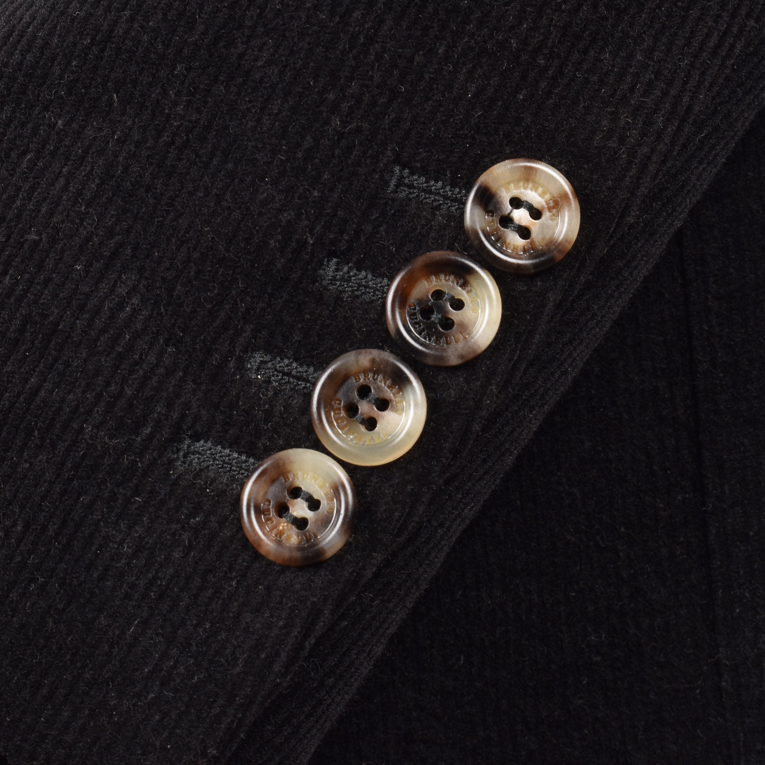 Brunello Cucinelli Black Cotton Men's Blazer