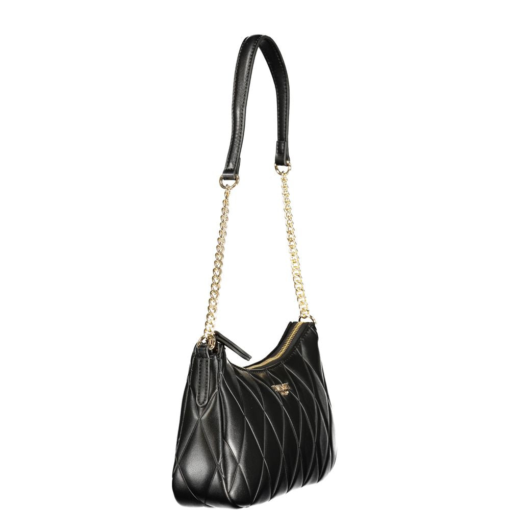 Twinset Black Polyurethane Women Shoulder Women's Bag