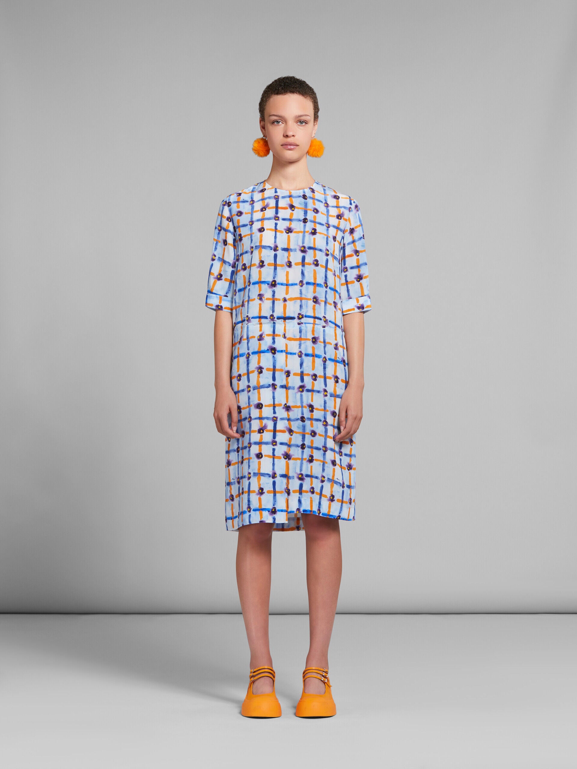 Marni Blue Fibres Casual Women's Dress
