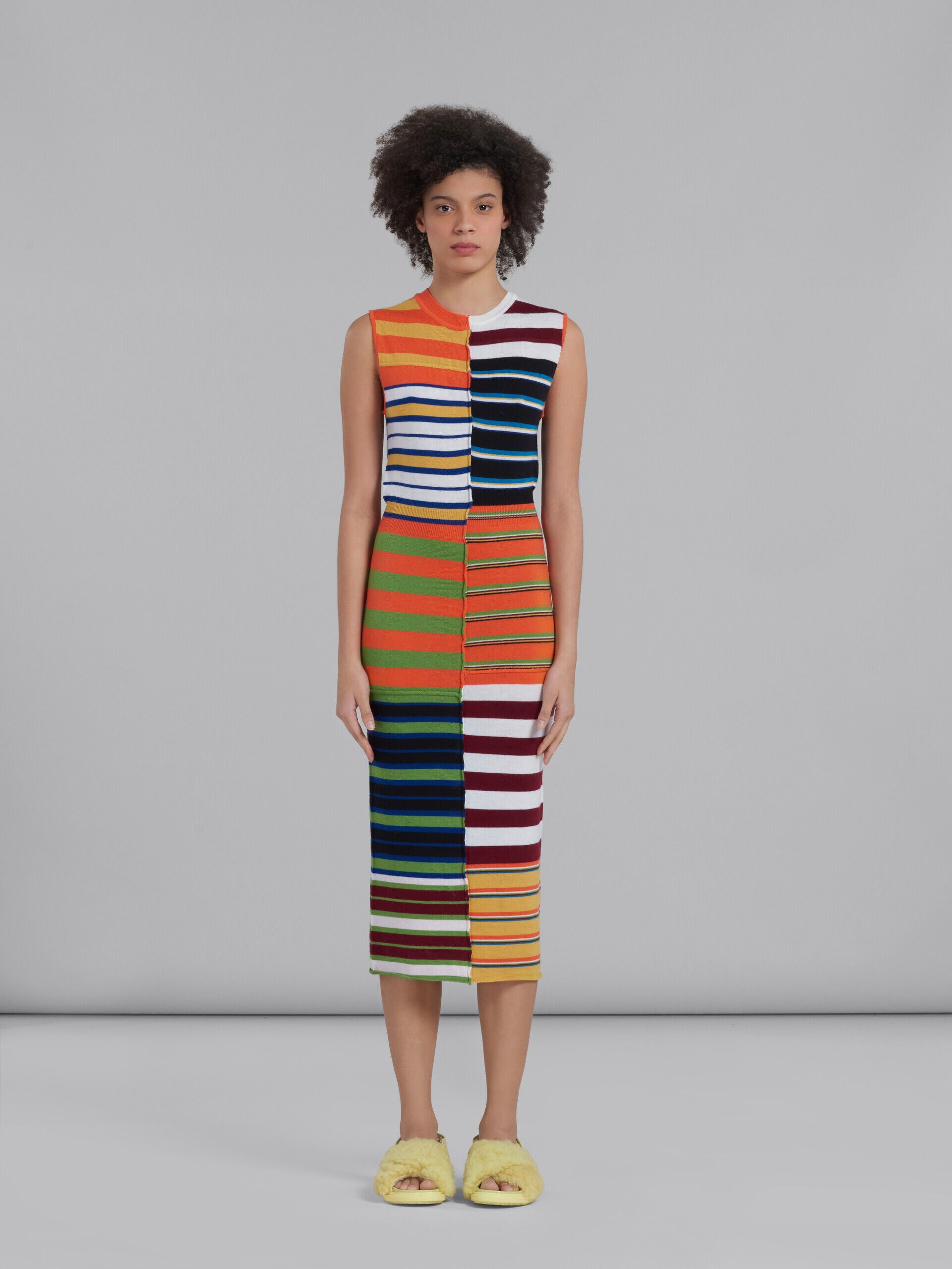 Marni Multicolor Fibres Casual Women's Dress