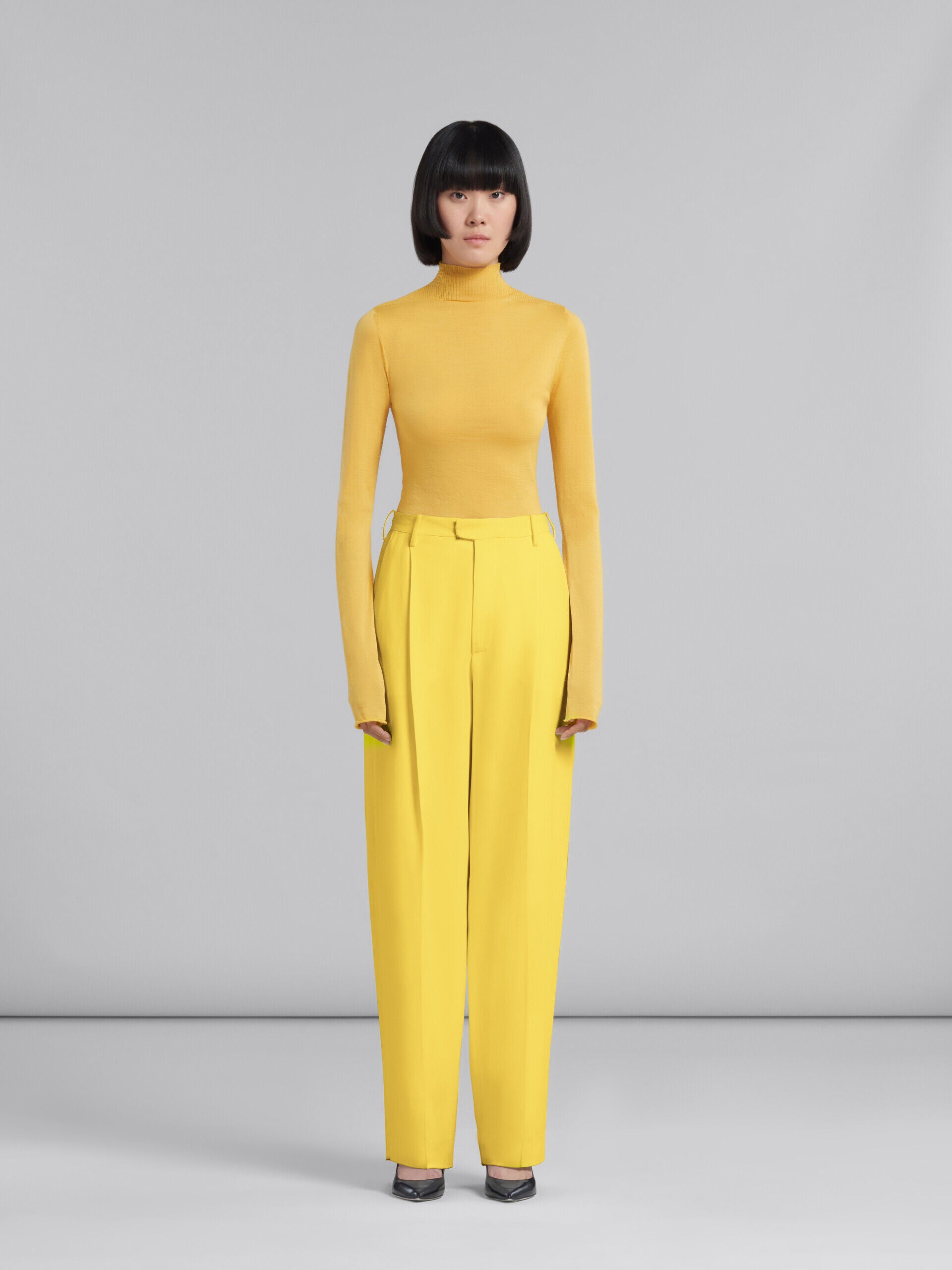 Marni Yellow Fibres Casual Women's Pants