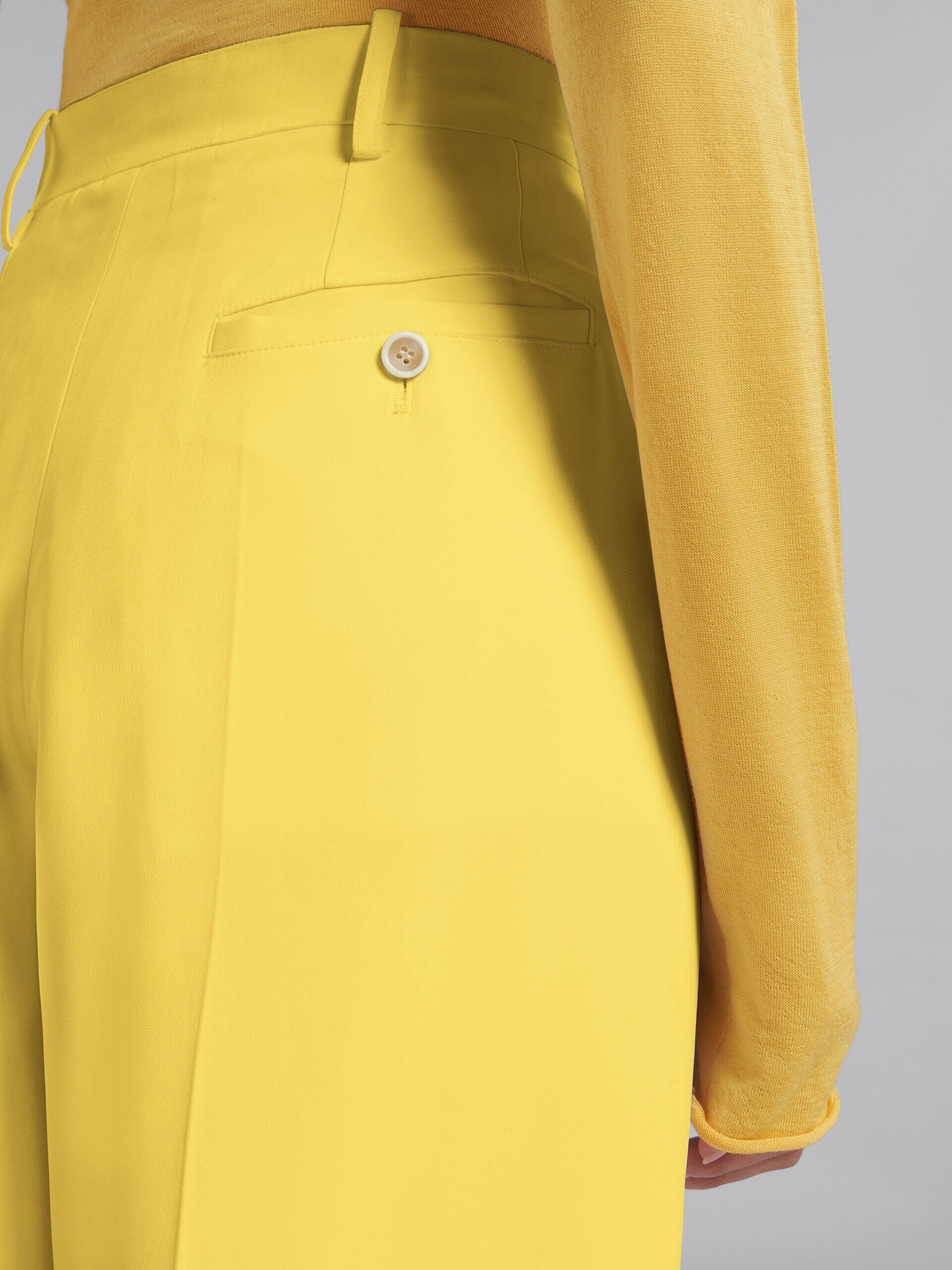 Marni Yellow Fibres Casual Women's Pants