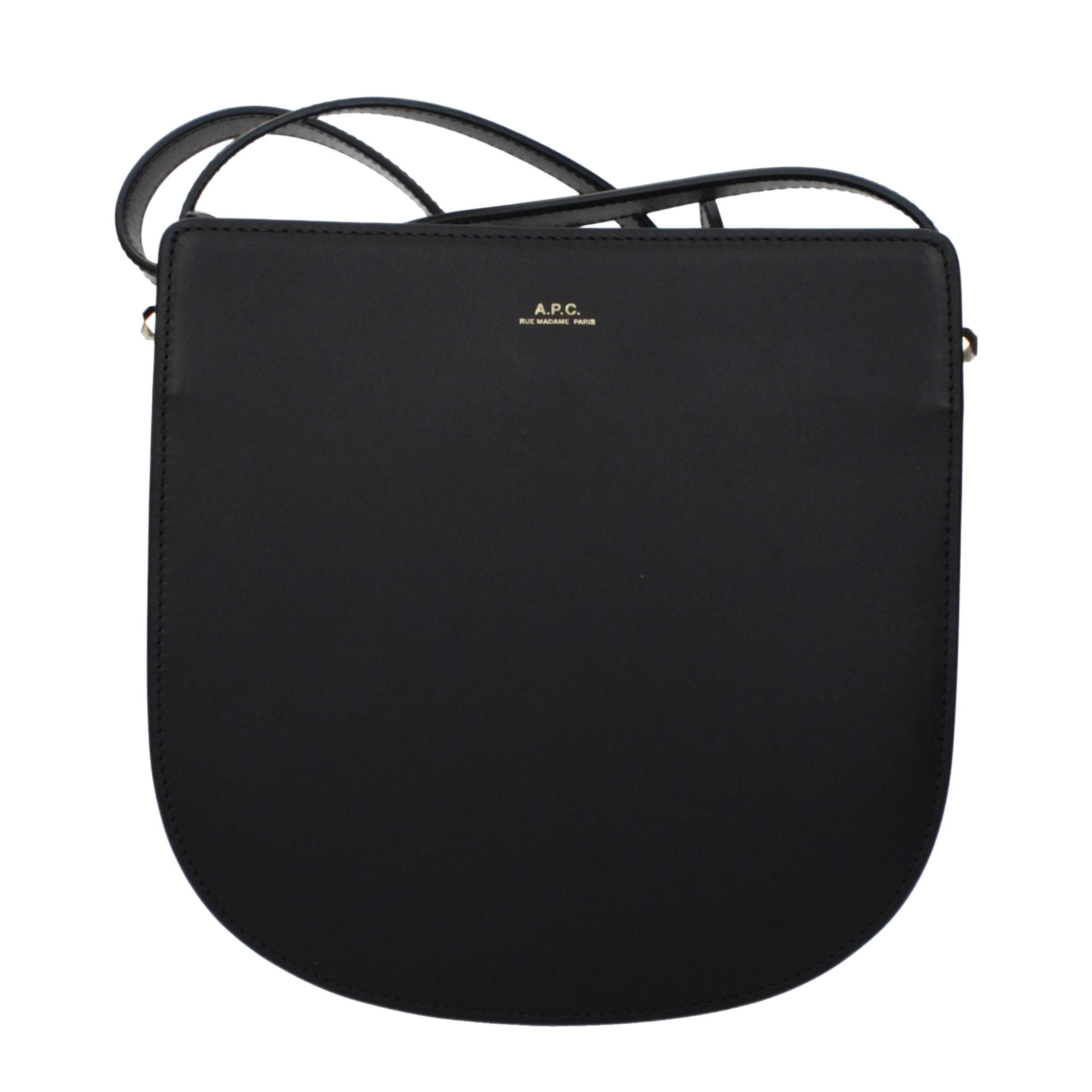 A.P.C. Black Leather Crossbody Women's Bag