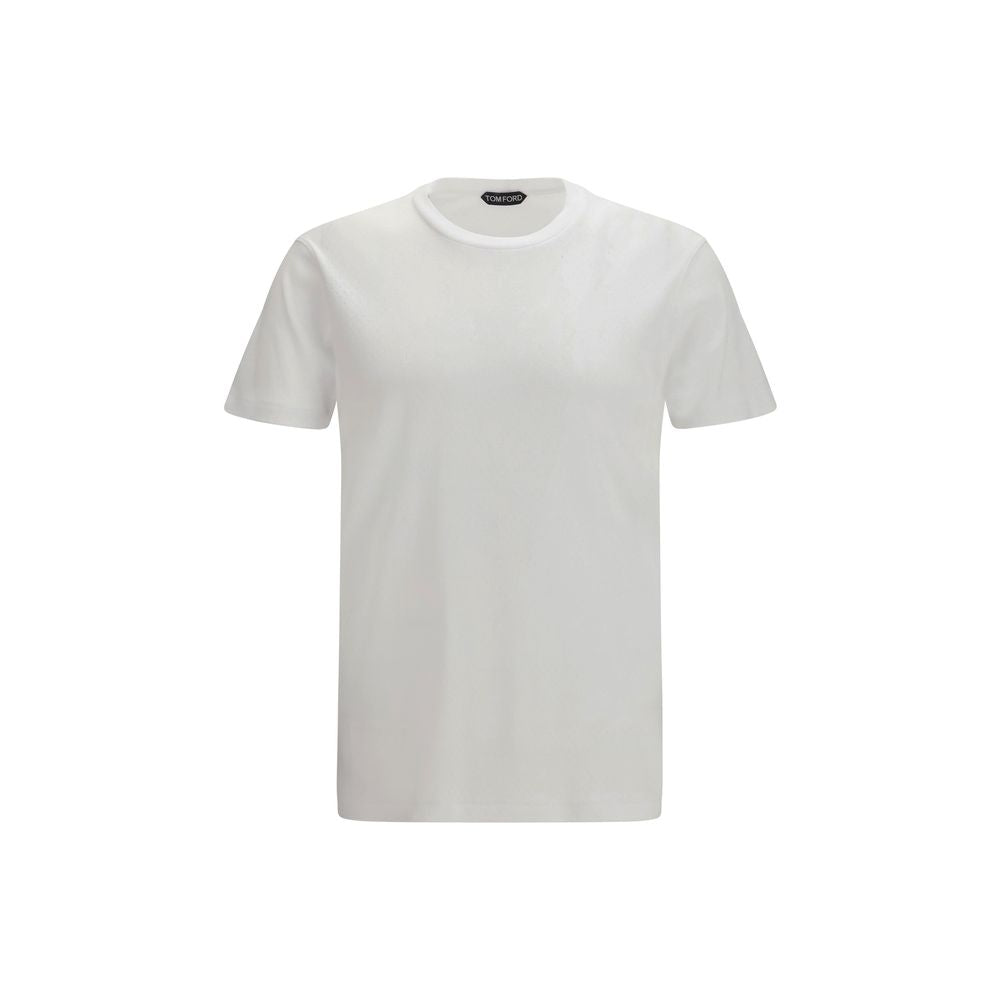 Tom Ford White Cotton Men's T-Shirt