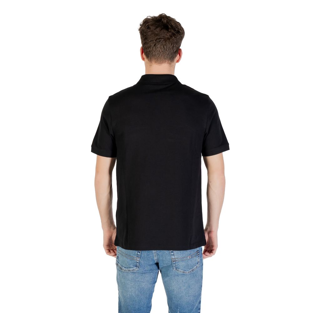 Lyle & Scott Black Cotton Polo Men's Shirt