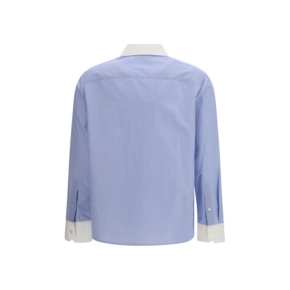 Tory Burch Blue Cotton Pattern Women's Shirt