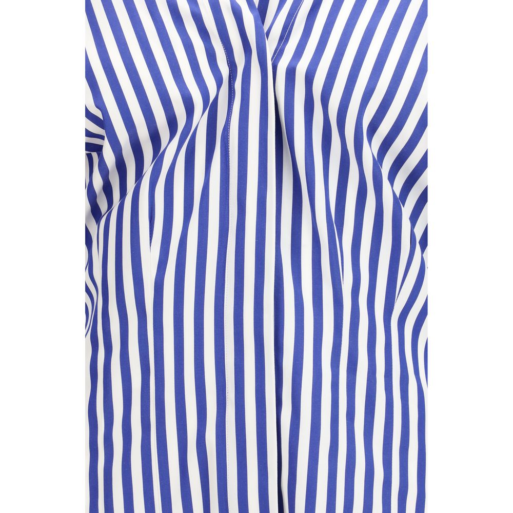 Givenchy Blue Cotton Pattern Women's Shirt