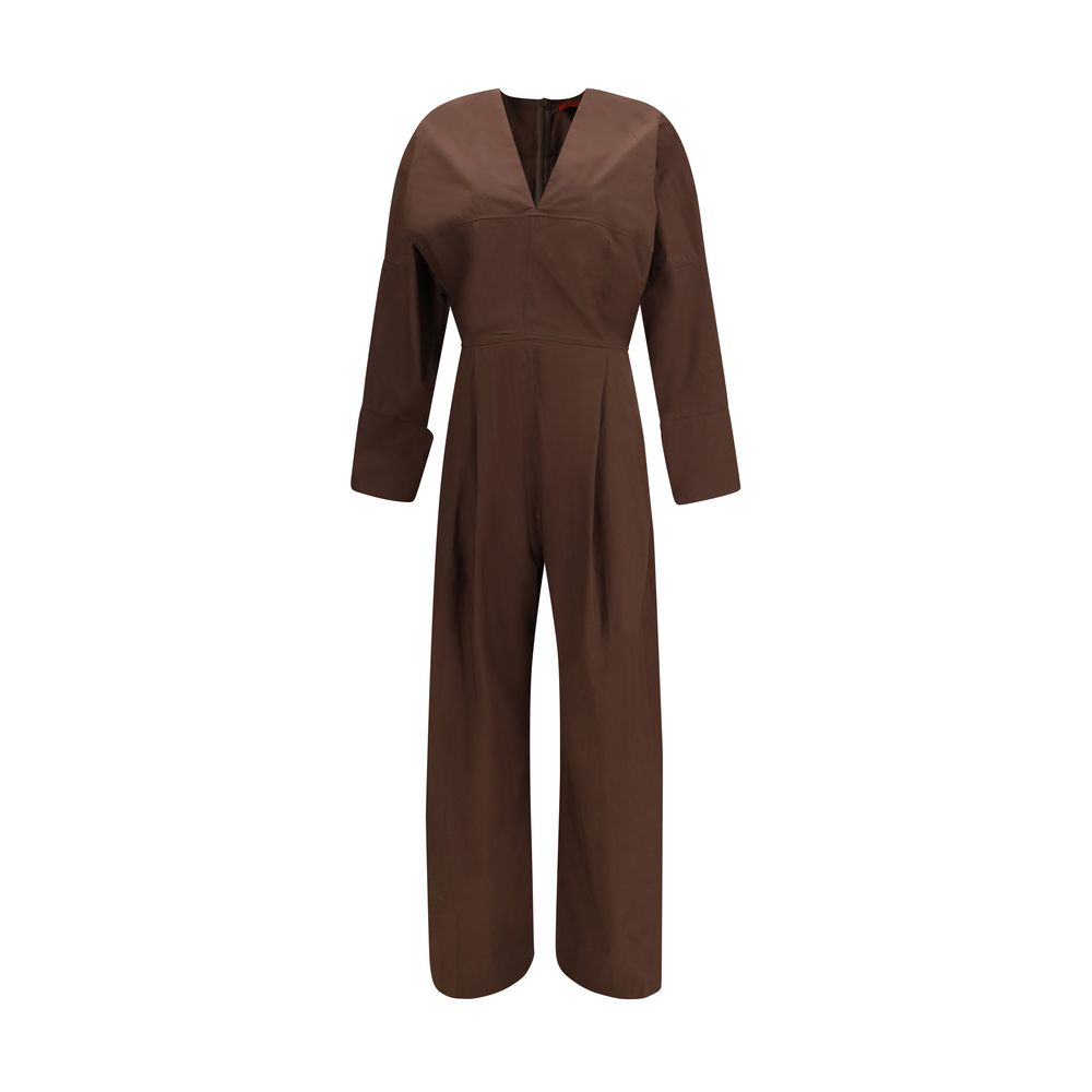 The Latest Brown Cotton Women's Jumpsuit