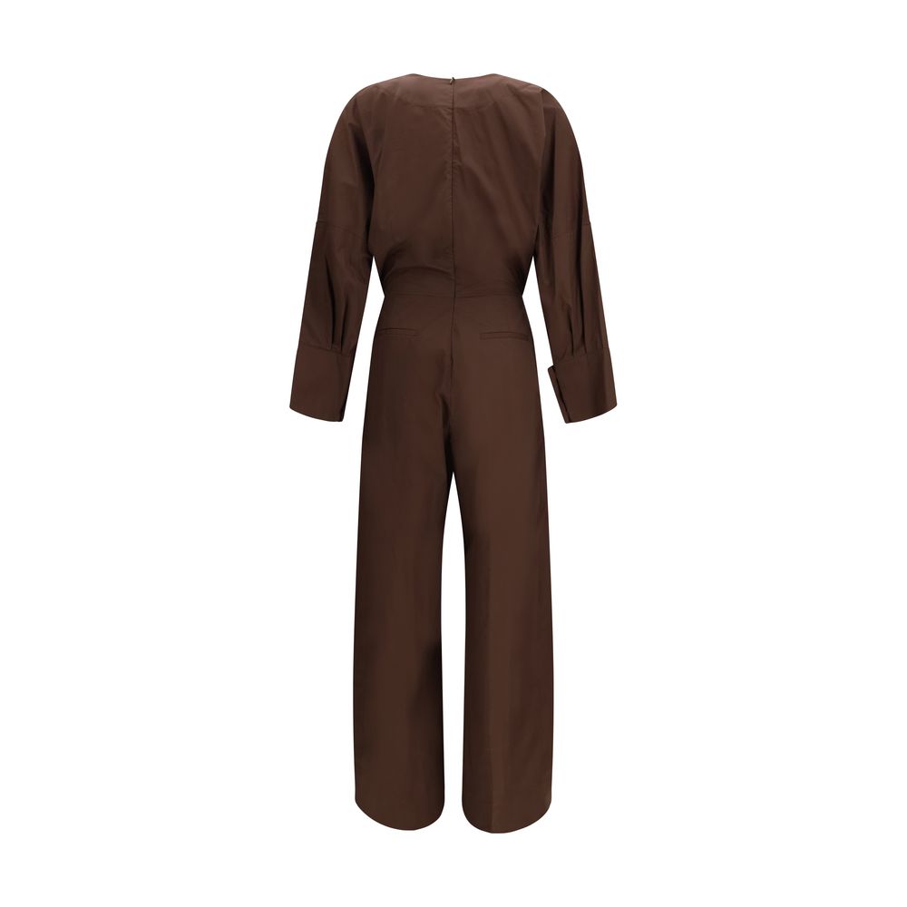 The Latest Brown Cotton Women's Jumpsuit