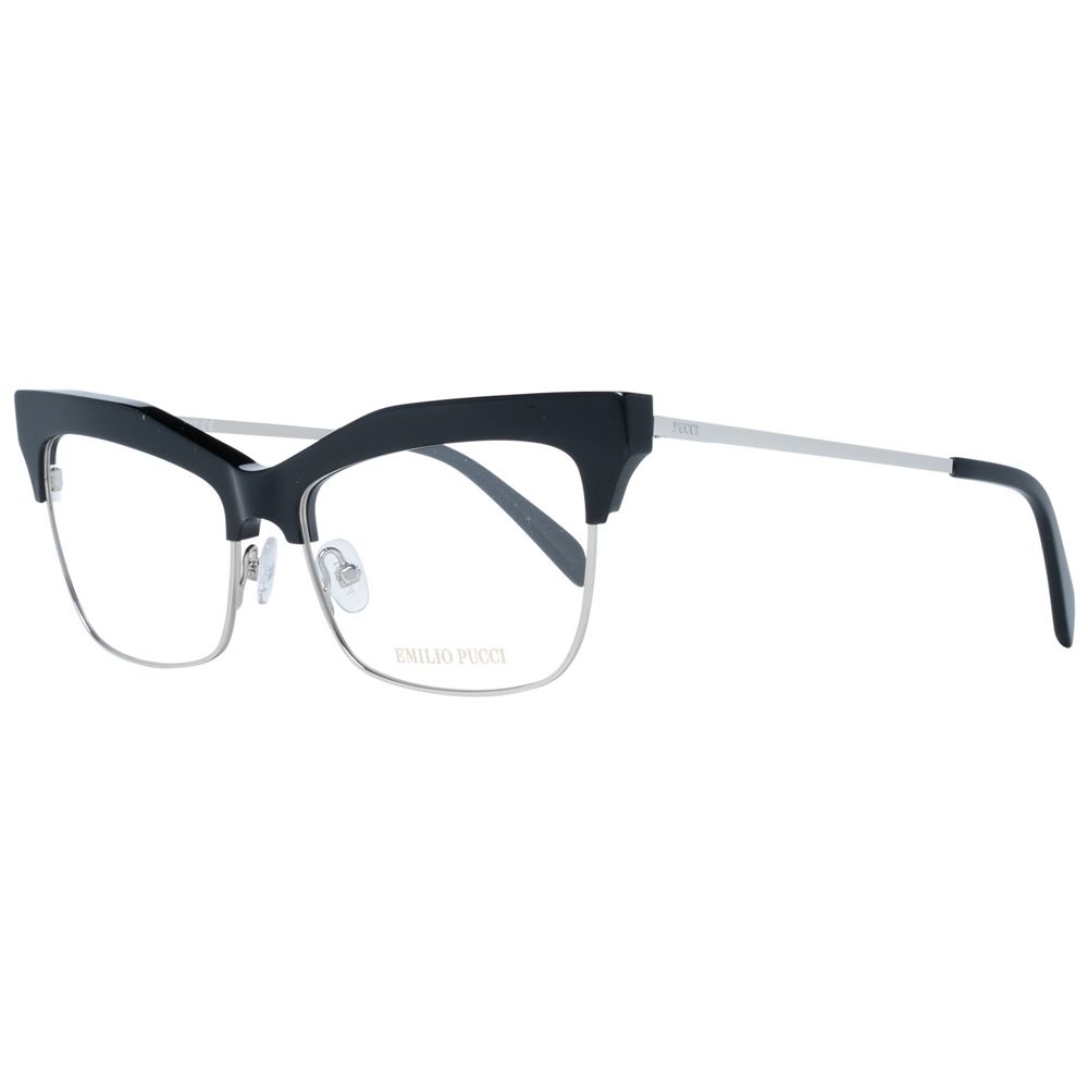 Emilio Pucci Black Metal & Plastic Glasses Women's (Frames)