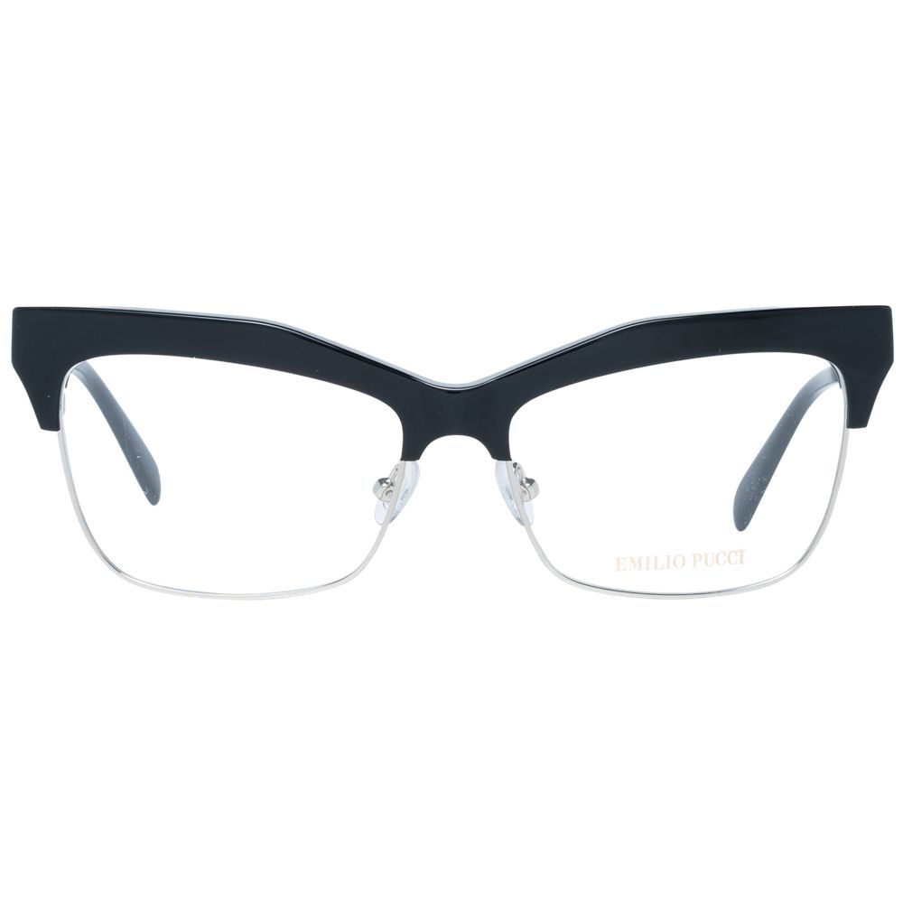 Emilio Pucci Black Metal & Plastic Glasses Women's (Frames)